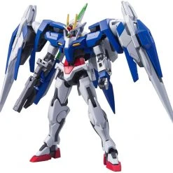 Bandai Gundam 1/144 HG 00 #54 GN-0000 + GNR-010 00 Raiser Gundam + GN Sword III Model Kit