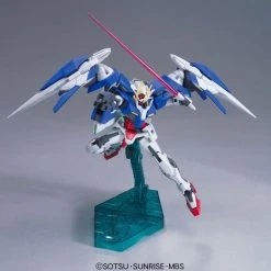 Bandai Gundam 1/144 HG 00 #54 GN-0000 + GNR-010 00 Raiser Gundam + GN Sword III Model Kit