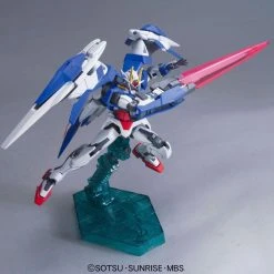 Bandai Gundam 1/144 HG 00 #54 GN-0000 + GNR-010 00 Raiser Gundam + GN Sword III Model Kit