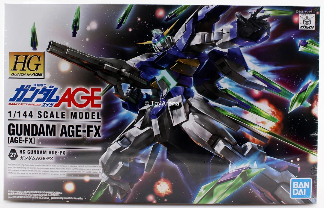 Bandai Gundam 1/144 HG AGE #27 Gundam AGE-FX High Grade Model Kit 7 Bandai Gundam 1/144 HG AGE #27 Gundam AGE-FX High Grade Model Kit