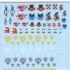Bandai Gundam Decal #17 For 1/100 MS Principality Of Zeon Water Slide/Transfer Decals 2 Bandai Gundam Decal #17 For 1/100 MS Principality Of Zeon Water Slide/Transfer Decals