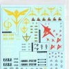 Bandai Gundam Decal #23 For 1/100 Mobile Suit Char's Counterattack Series Water Slide/Transfer Decals 1 Bandai Gundam Decal #23 For 1/100 Mobile Suit Char's Counterattack Series Water Slide/Transfer Decals