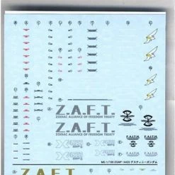 Bandai Gundam Decal #43 For 1/100 MG Master Grade ZGMF-X42S Destiny Gundam Water Slide/Transfer Decals