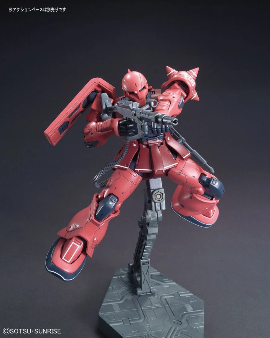 Bandai Gundam 1/144 HG The Origin #13 MS-05S Char Aznable Zaku I Model Kit 8 Bandai Gundam 1/144 HG The Origin #13 MS-05S Char Aznable Zaku I Model Kit