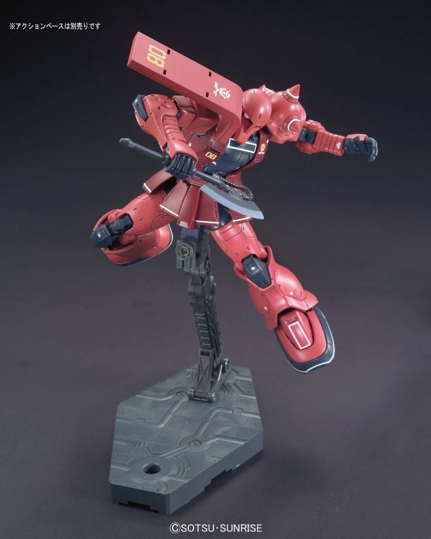 Bandai Gundam 1/144 HG The Origin #13 MS-05S Char Aznable Zaku I Model Kit 9 Bandai Gundam 1/144 HG The Origin #13 MS-05S Char Aznable Zaku I Model Kit