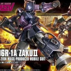 Bandai Gundam 1/144 HGUC #151 MSV MS-06R-1A Zaku II (Black Tri Stars) Model Kit
