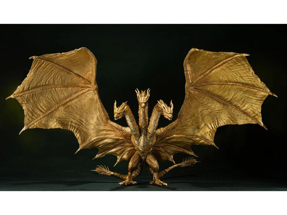 Bandai S.H. Monsterarts Godzilla: King Of The Monsters Ghidorah (Special Color Version) Action Figure 6 Bandai S.H. Monsterarts Godzilla: King Of The Monsters Ghidorah (Special Color Version) Action Figure