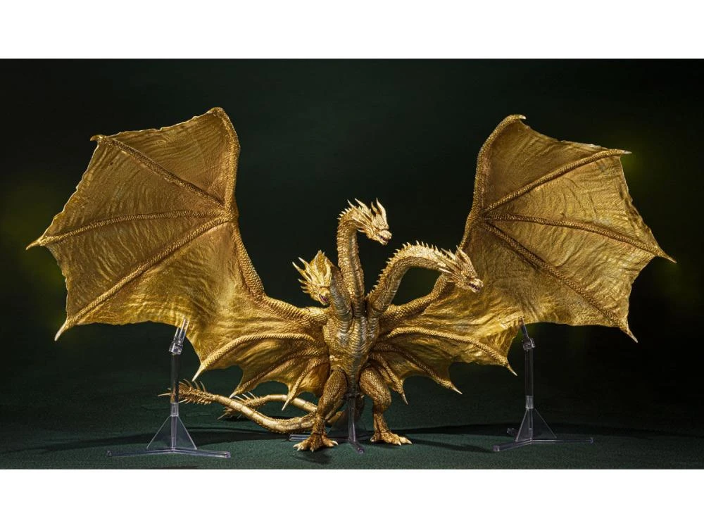Bandai S.H. Monsterarts Godzilla: King Of The Monsters Ghidorah (Special Color Version) Action Figure 3 Bandai S.H. Monsterarts Godzilla: King Of The Monsters Ghidorah (Special Color Version) Action Figure