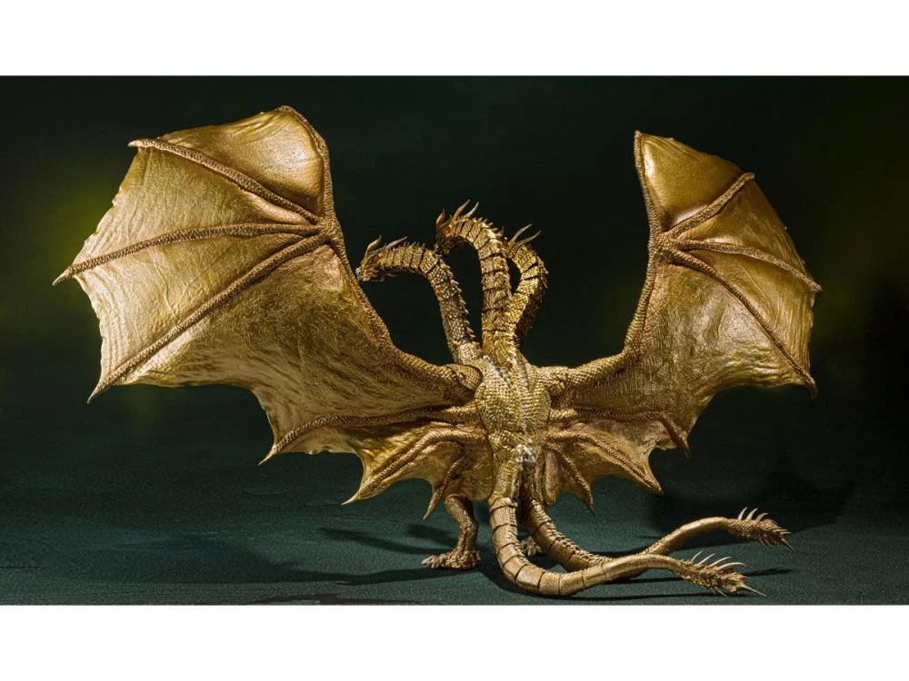 Bandai S.H. Monsterarts Godzilla: King Of The Monsters Ghidorah (Special Color Version) Action Figure 4 Bandai S.H. Monsterarts Godzilla: King Of The Monsters Ghidorah (Special Color Version) Action Figure