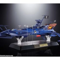 Bandai Soul Of Chogokin GX-93 Space Pirate Captain Harlock Space Pirate Battleship Arcadia Action Figure 11 Bandai Soul Of Chogokin GX-93 Space Pirate Captain Harlock Space Pirate Battleship Arcadia Action Figure