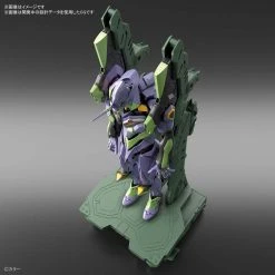 Bandai RG Neon Genesis Evangelion Unit-01 Test Type (DX Transport Stand Set) Model Kit