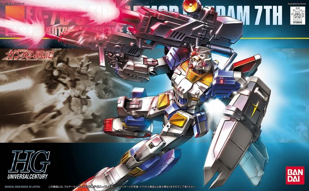 Bandai Gundam 1/144 HGUC #098 Gundam Battlefield Record UC 0081 RX-78-3 Fullarmor Gundam 7th Model Kit 6 Bandai Gundam 1/144 HGUC #098 Gundam Battlefield Record UC 0081 RX-78-3 Fullarmor Gundam 7th Model Kit