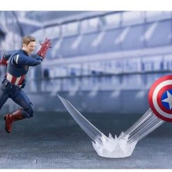 Bandai S. H. Figuarts S.H. Figuarts Avengers: Endgame Captain America (Cap Vs. Cap) Action Figure