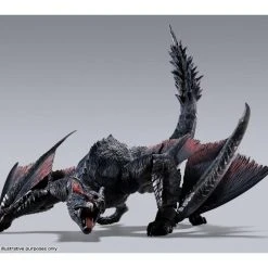 Bandai S.H. MonsterArts Monster Hunter Nargacuga Action Figure (With 1st Run Bonus)