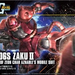 Bandai Gundam 1/144 HGUC #234 Gundam 0079 MS-06S Char Aznables Zaku II Model Kit