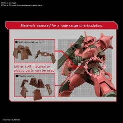 Bandai Gundam 1/144 HGUC #234 Gundam 0079 MS-06S Char Aznables Zaku II Model Kit
