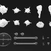 Bandai 30 Minutes Missions Customize Effect #4 Burst Scene (Gray) Accessory Effect Kit