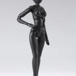 Bandai S.H. Figuarts Woman Female Body Chan Solid Black Color Ver. DX Set 2 Action Figure