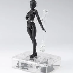 Bandai S.H. Figuarts Woman Female Body Chan Solid Black Color Ver. DX Set 2 Action Figure