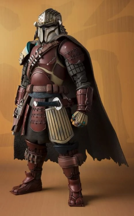 Bandai Tamashii Nations Movie Realization Star Wars The Mandalorian Mei Sho Ronin Mandalorian Action Figure 4 Bandai Tamashii Nations Movie Realization Star Wars The Mandalorian Mei Sho Ronin Mandalorian Action Figure