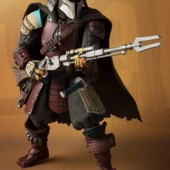 Bandai Tamashii Nations Movie Realization Star Wars The Mandalorian Mei Sho Ronin Mandalorian Action Figure 14 Bandai Tamashii Nations Movie Realization Star Wars The Mandalorian Mei Sho Ronin Mandalorian Action Figure