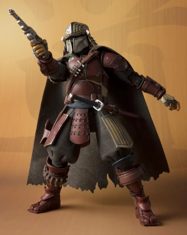 Bandai Tamashii Nations Movie Realization Star Wars The Mandalorian Mei Sho Ronin Mandalorian Action Figure 6 Bandai Tamashii Nations Movie Realization Star Wars The Mandalorian Mei Sho Ronin Mandalorian Action Figure
