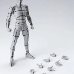 Bandai S.H. Figuarts Man Male Body Kun (Wireframe) Gray Color Ver. Action Figure