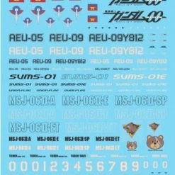Bandai Gundam Decal #47 For 1/144 MS Gundam 00 Series Water Slide/Transfer Decals