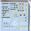 Bandai Gundam Decal #54 For 1/100 1/144 MG Master Grade HG High Grade MS Gundam 0080 Series Zeon Water Slide/Transfer Decals