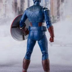 Bandai S. H. Figuarts S.H. Figuarts Avengers Captain America (Avengers Assemble Edition) Action Figure 9 Bandai S. H. Figuarts S.H. Figuarts Avengers Captain America (Avengers Assemble Edition) Action Figure