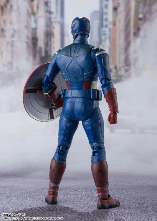 Bandai S. H. Figuarts S.H. Figuarts Avengers Captain America (Avengers Assemble Edition) Action Figure 6 Bandai S. H. Figuarts S.H. Figuarts Avengers Captain America (Avengers Assemble Edition) Action Figure