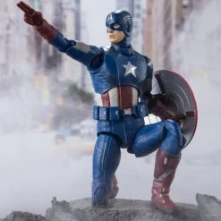 Bandai S. H. Figuarts S.H. Figuarts Avengers Captain America (Avengers Assemble Edition) Action Figure 8 Bandai S. H. Figuarts S.H. Figuarts Avengers Captain America (Avengers Assemble Edition) Action Figure