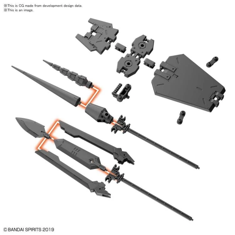 Bandai 30 Minutes Missions 30MM #W-09 1/144 Option Part Set 3 Model Kit 3 Bandai 30 Minutes Missions 30MM #W-09 1/144 Option Part Set 3 Model Kit