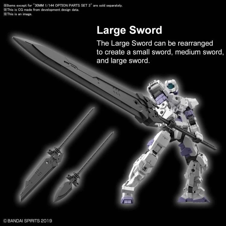 Bandai 30 Minutes Missions 30MM #W-09 1/144 Option Part Set 3 Model Kit 4 Bandai 30 Minutes Missions 30MM #W-09 1/144 Option Part Set 3 Model Kit