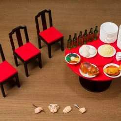 Bandai Dragon Ball S.H. Figuarts Dragonball Z Son Goku Eating (Harahachibunme) Scene Set