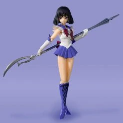 Bandai S.H. Figuarts Sailor Saturn Animation Color Edition Sailor Moon Action Figure