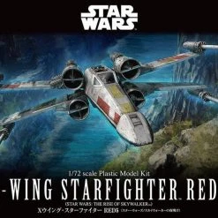 Bandai Star Wars 1/72 Scale X-Wing Starfighter Red 5 Rise Of Skywalker Model Kit