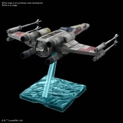 Bandai Star Wars 1/72 Scale X-Wing Starfighter Red 5 Rise Of Skywalker Model Kit