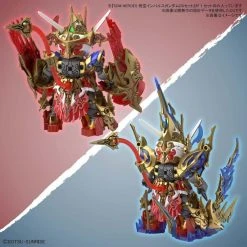 Bandai Gundam SDW #09 Gundam World Heroes Wukong Impulse Gundam DX Set Model Kit