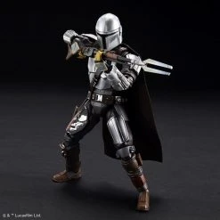 Bandai Star Wars 1/12 Scale The Mandalorian Beskar Armor (Silver Coating Ver.) Model Kit