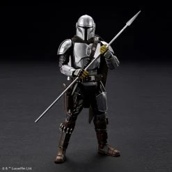 Bandai Star Wars 1/12 Scale The Mandalorian Beskar Armor (Silver Coating Ver.) Model Kit