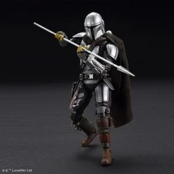 Bandai Star Wars 1/12 Scale The Mandalorian Beskar Armor (Silver Coating Ver.) Model Kit