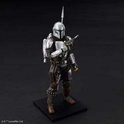 Bandai Star Wars 1/12 Scale The Mandalorian Beskar Armor (Silver Coating Ver.) Model Kit