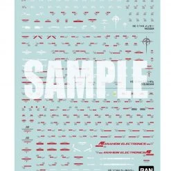 Bandai Gundam Decal #122 For HG 1/144 Mobile Suit Gundam Hathaway Multiuse Series #1 MS Water Slide/Transfer Decals