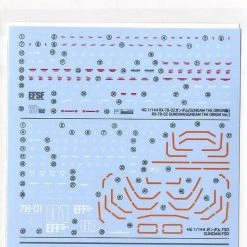 Bandai Gundam Decal #123 For 1/144 Mobile Suit Gundam The Origin Multiuse #4 MS Water Slide/Transfer Decals