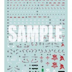 Bandai Gundam Decal #125 For RG 1/144 Nu V Gundam MS Water Slide/Transfer Decals