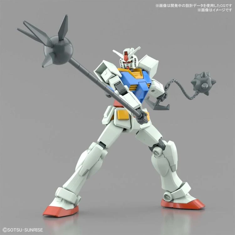Bandai Gundam 1/144 Entry Grade RX-78-2 Gundam (Full Weapon Set) Model Kit 10 Bandai Gundam 1/144 Entry Grade RX-78-2 Gundam (Full Weapon Set) Model Kit