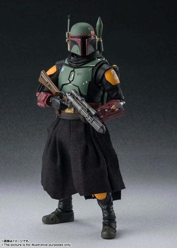 Bandai S.H. Figuarts Star Wars The Mandalorian Boba Fett Action Figure 3 Bandai S.H. Figuarts Star Wars The Mandalorian Boba Fett Action Figure