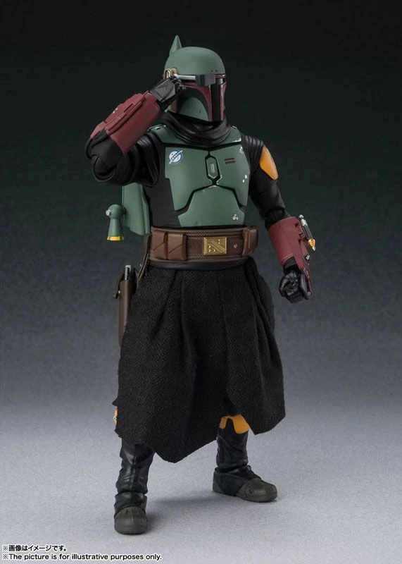 Bandai S.H. Figuarts Star Wars The Mandalorian Boba Fett Action Figure 4 Bandai S.H. Figuarts Star Wars The Mandalorian Boba Fett Action Figure