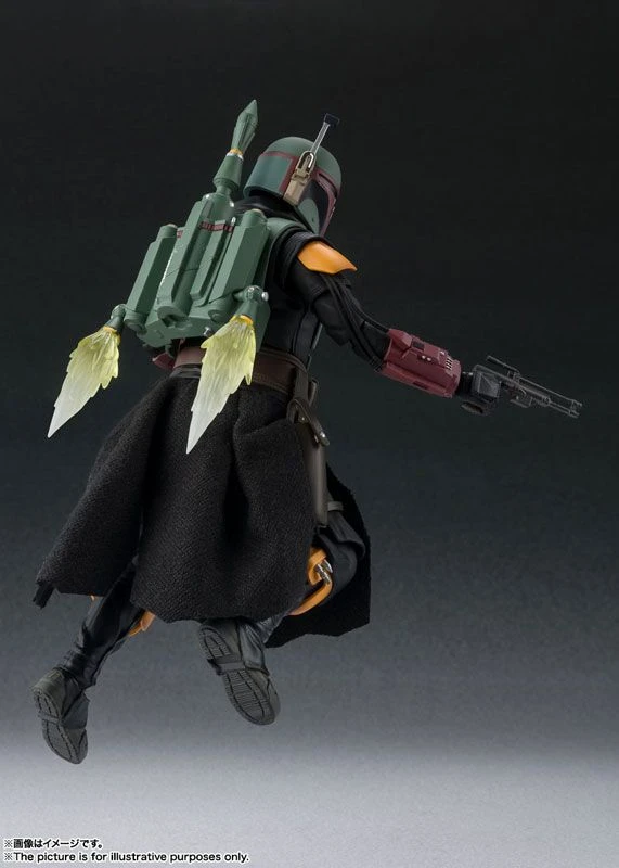 Bandai S.H. Figuarts Star Wars The Mandalorian Boba Fett Action Figure 7 Bandai S.H. Figuarts Star Wars The Mandalorian Boba Fett Action Figure